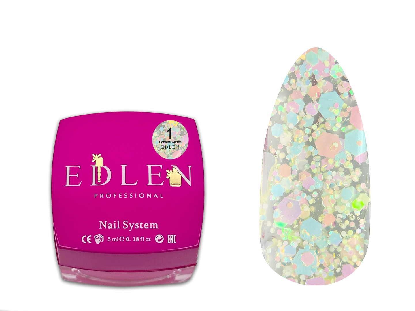 Confetti glitter Edlen №01 - Зображення 2