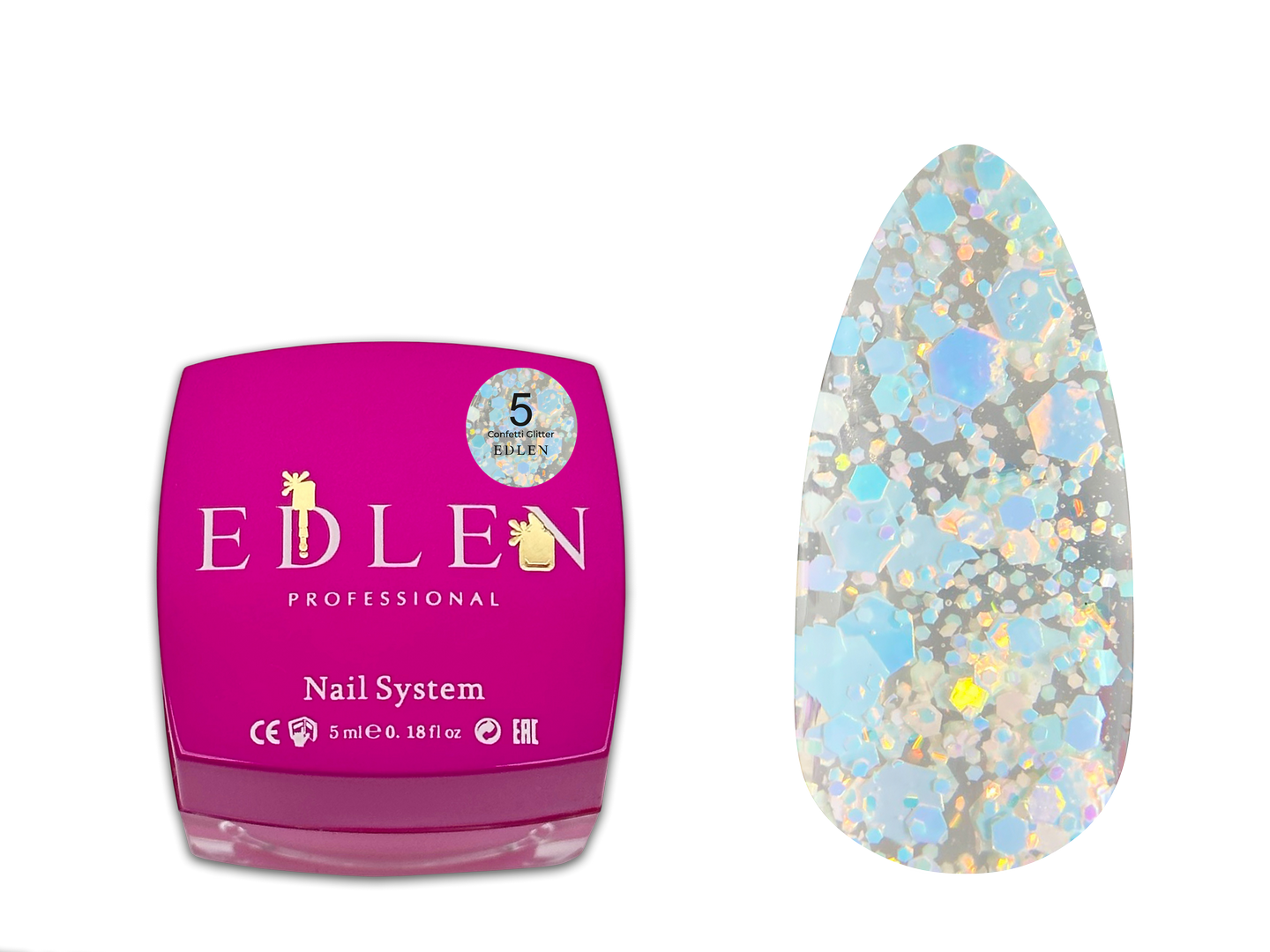 Confetti glitter Edlen №05 - Зображення 2