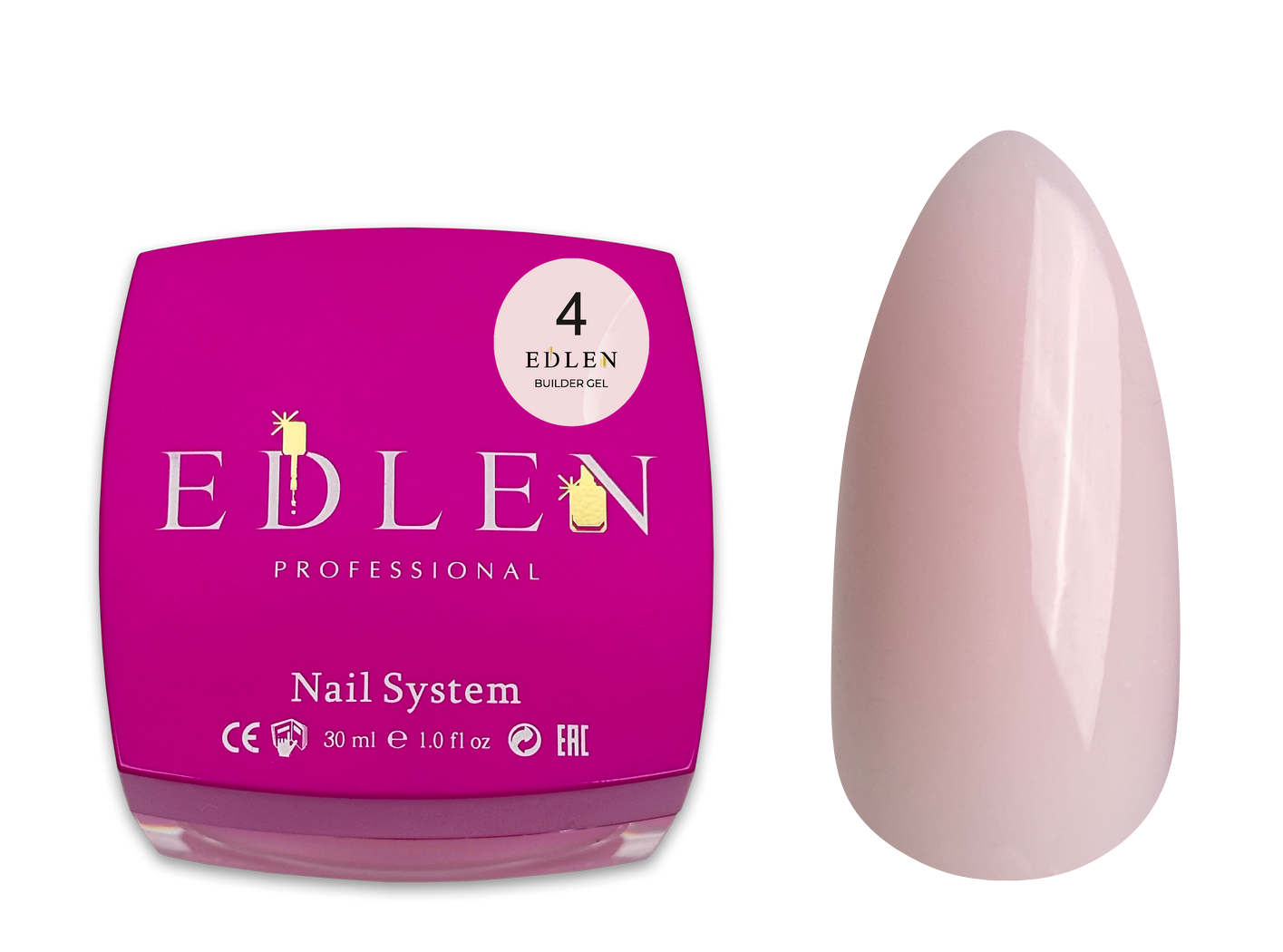 Builder gel Edlen №04 - Зображення 4
