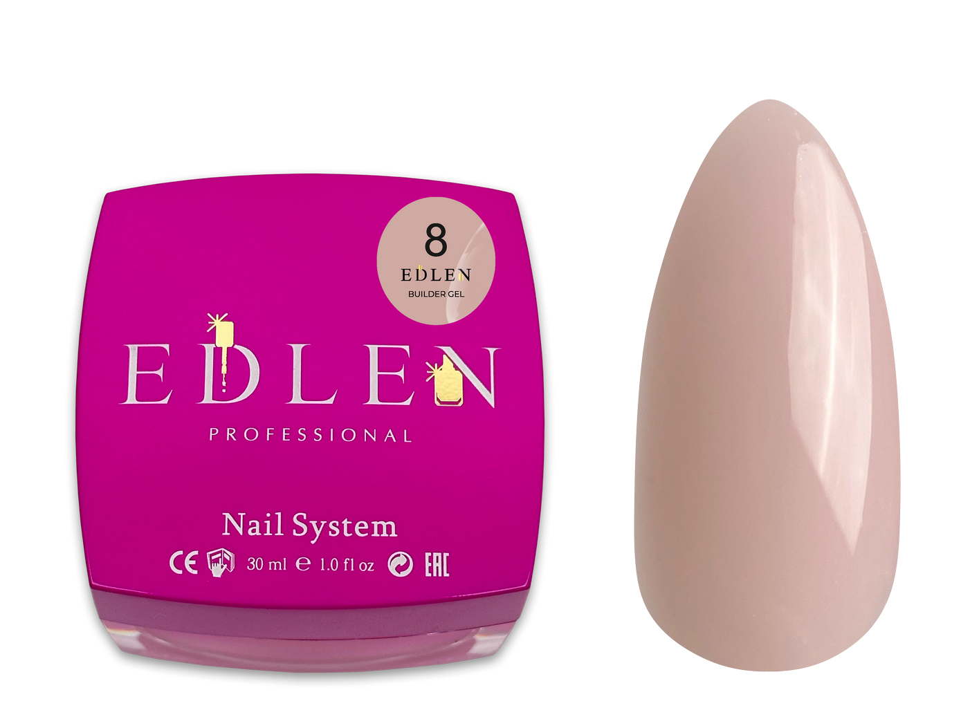 Builder gel Edlen №08 - Зображення 4