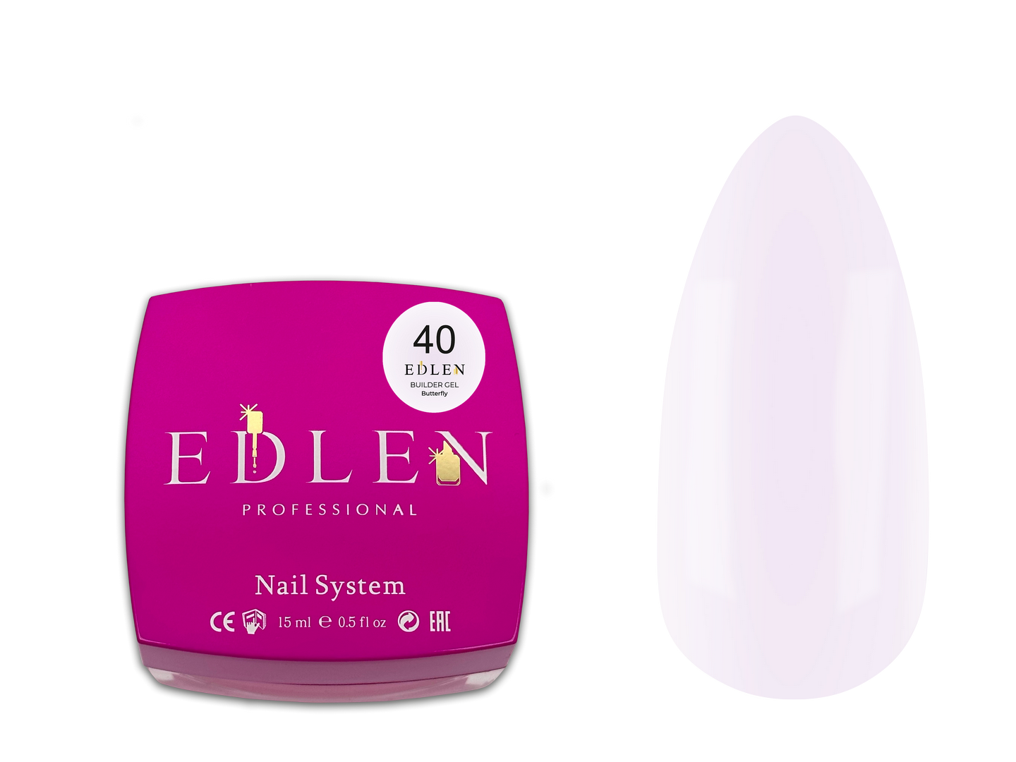 Builder gel Butterfly Edlen №40