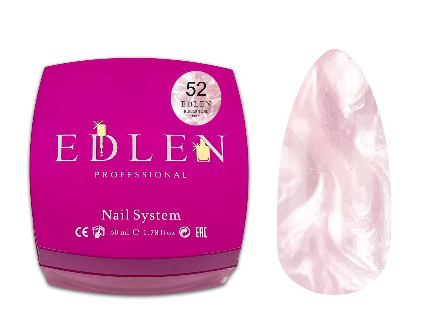 Builder gel Pearl Edlen №52 - Зображення 4
