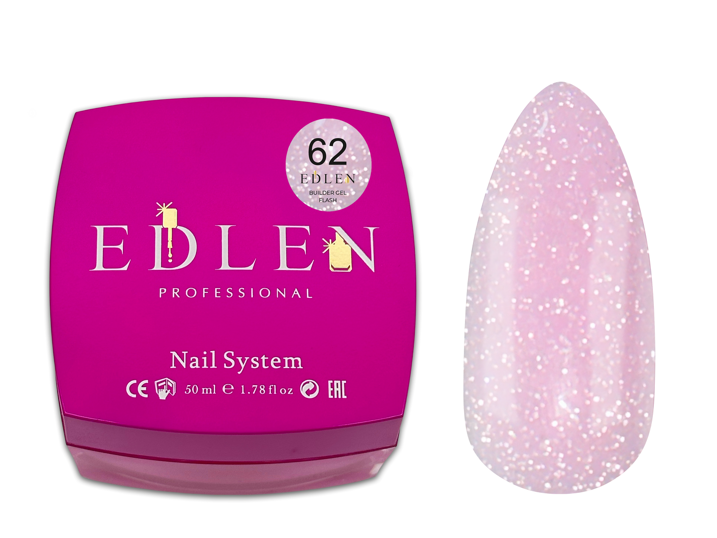 Builder gel Flash Edlen №62 - Image 4