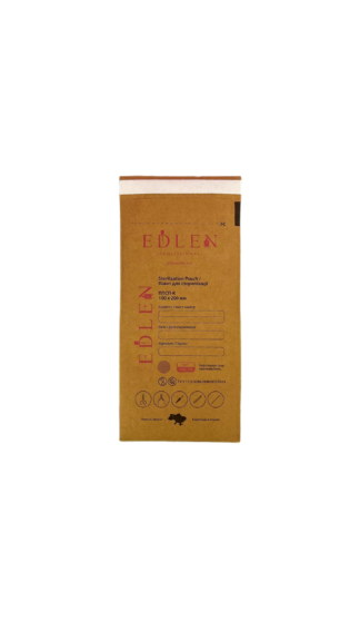 Brown sterilization packages Edlen 100×200 mm