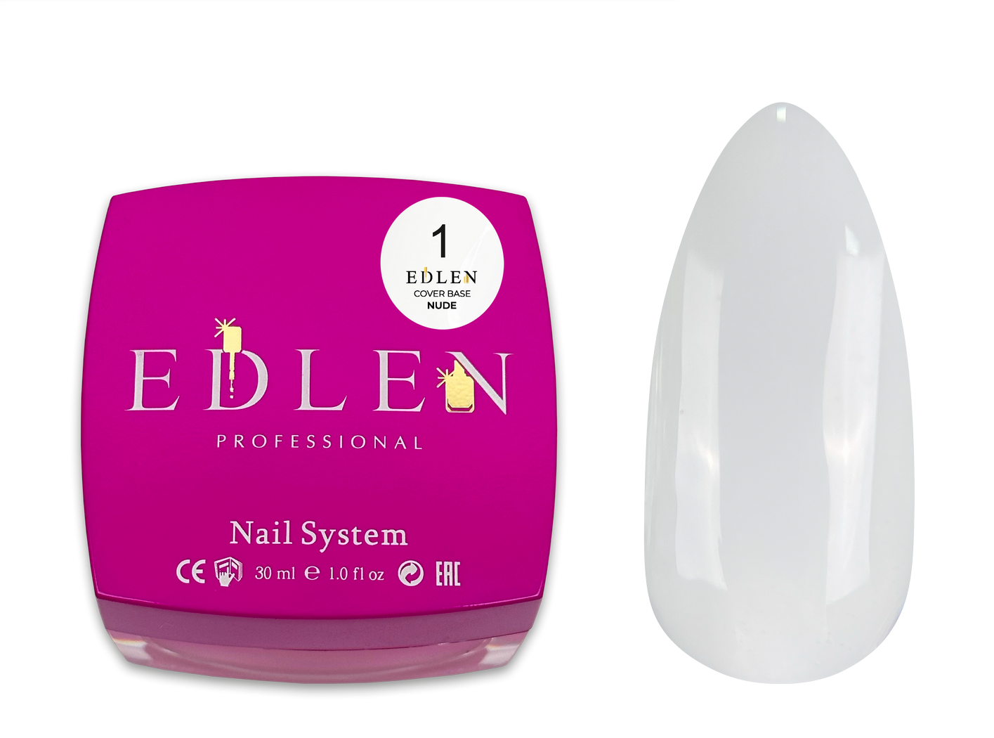 Cover base Nude Edlen №01 - Зображення 3