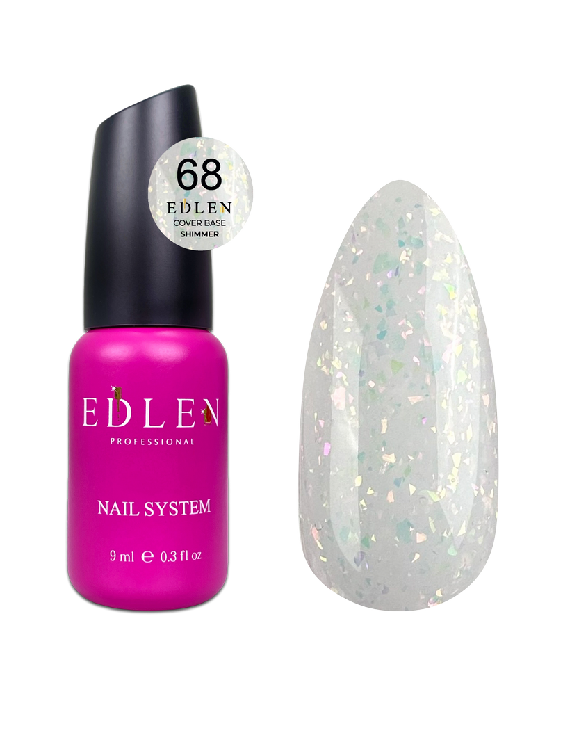 Cover base Shimmer Edlen №68 - Зображення 5