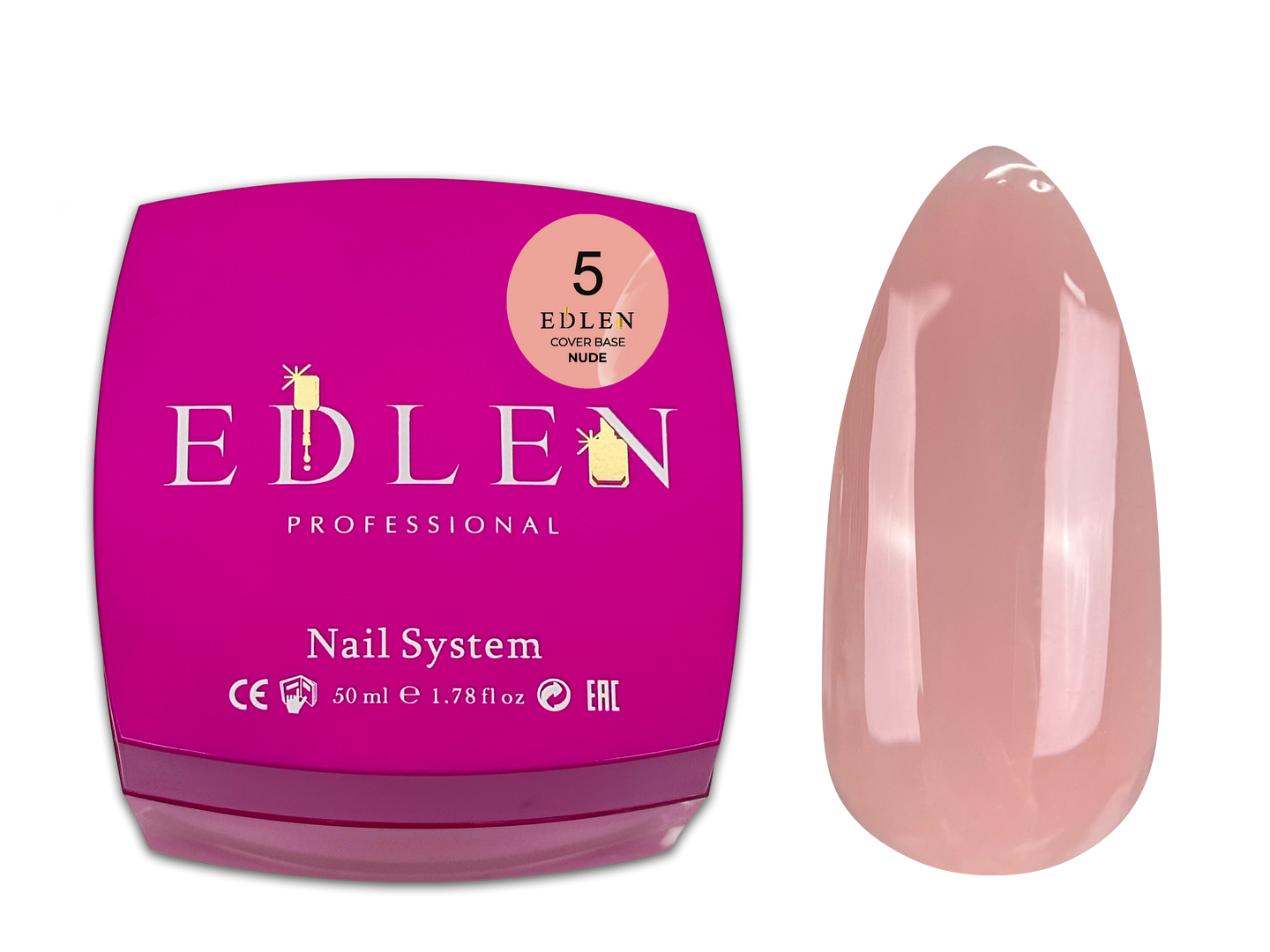 Cover base Nude Edlen №05 - Зображення 4
