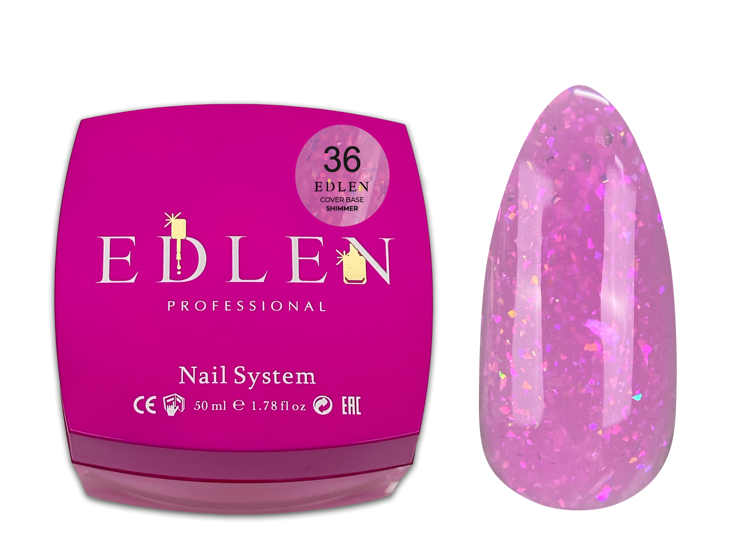 Cover base Shimmer Edlen №36