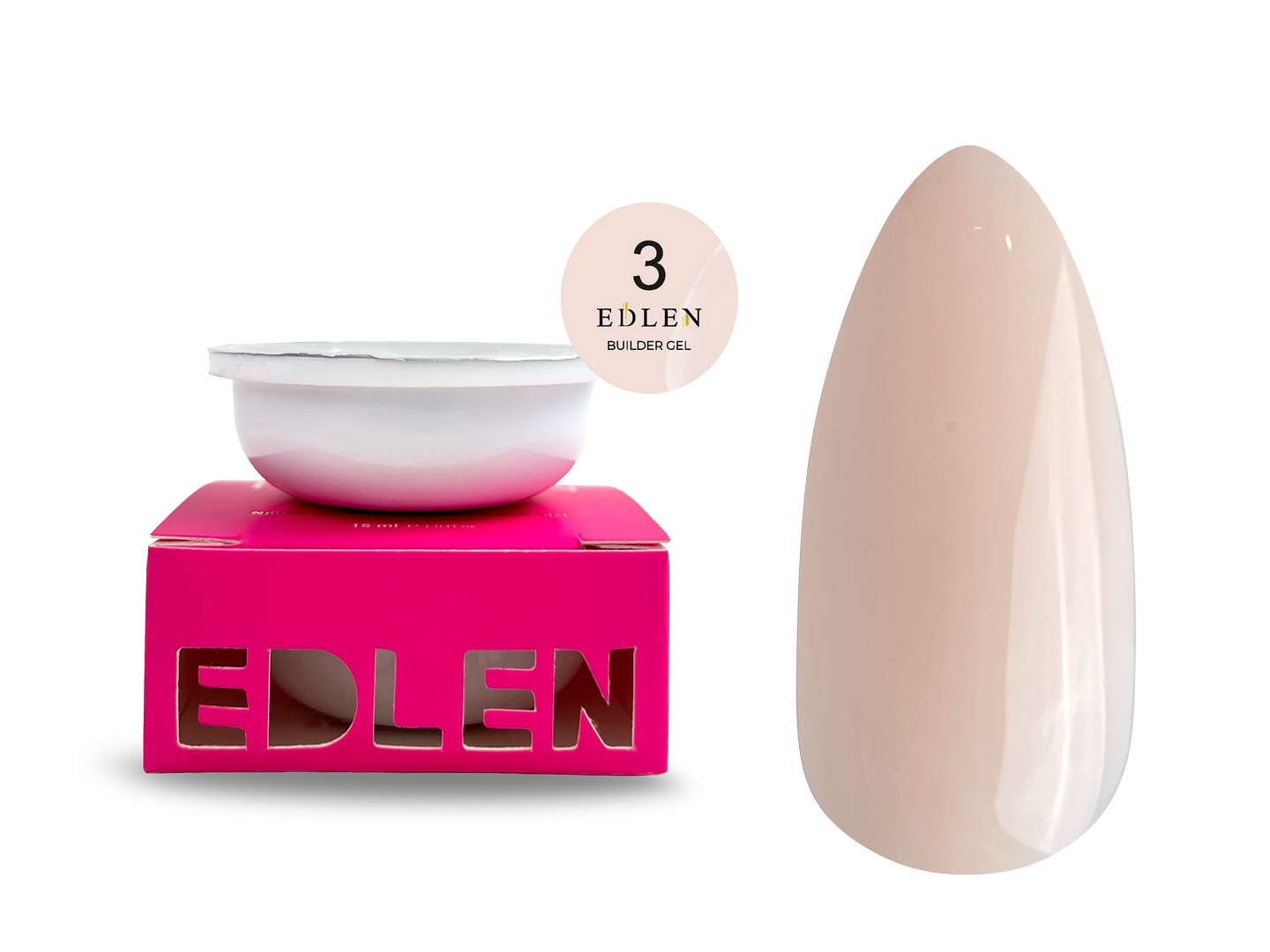 Refill Builder gel Edlen №03 - Зображення 2