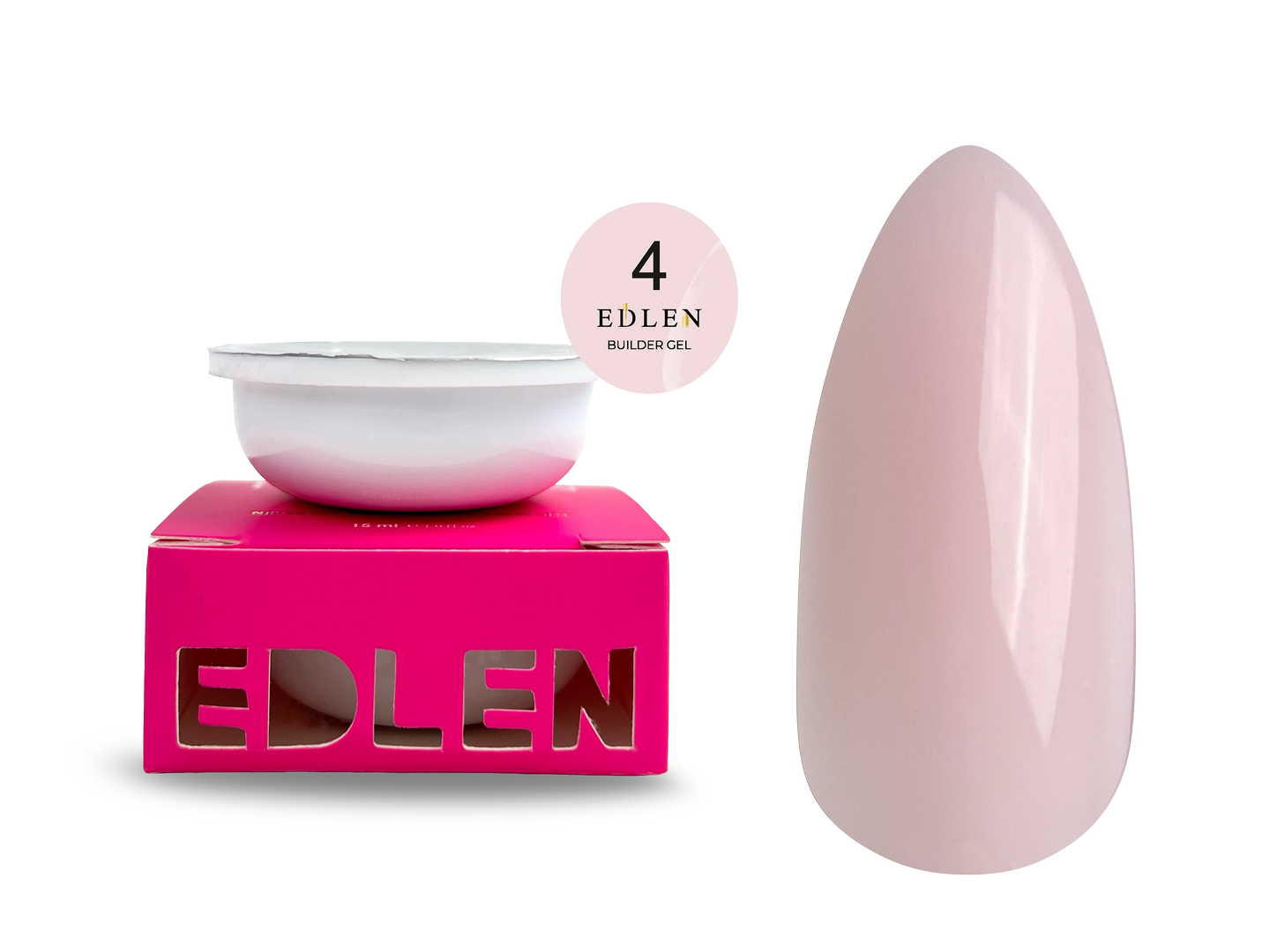 Refill Builder gel Edlen №04 - Зображення 2