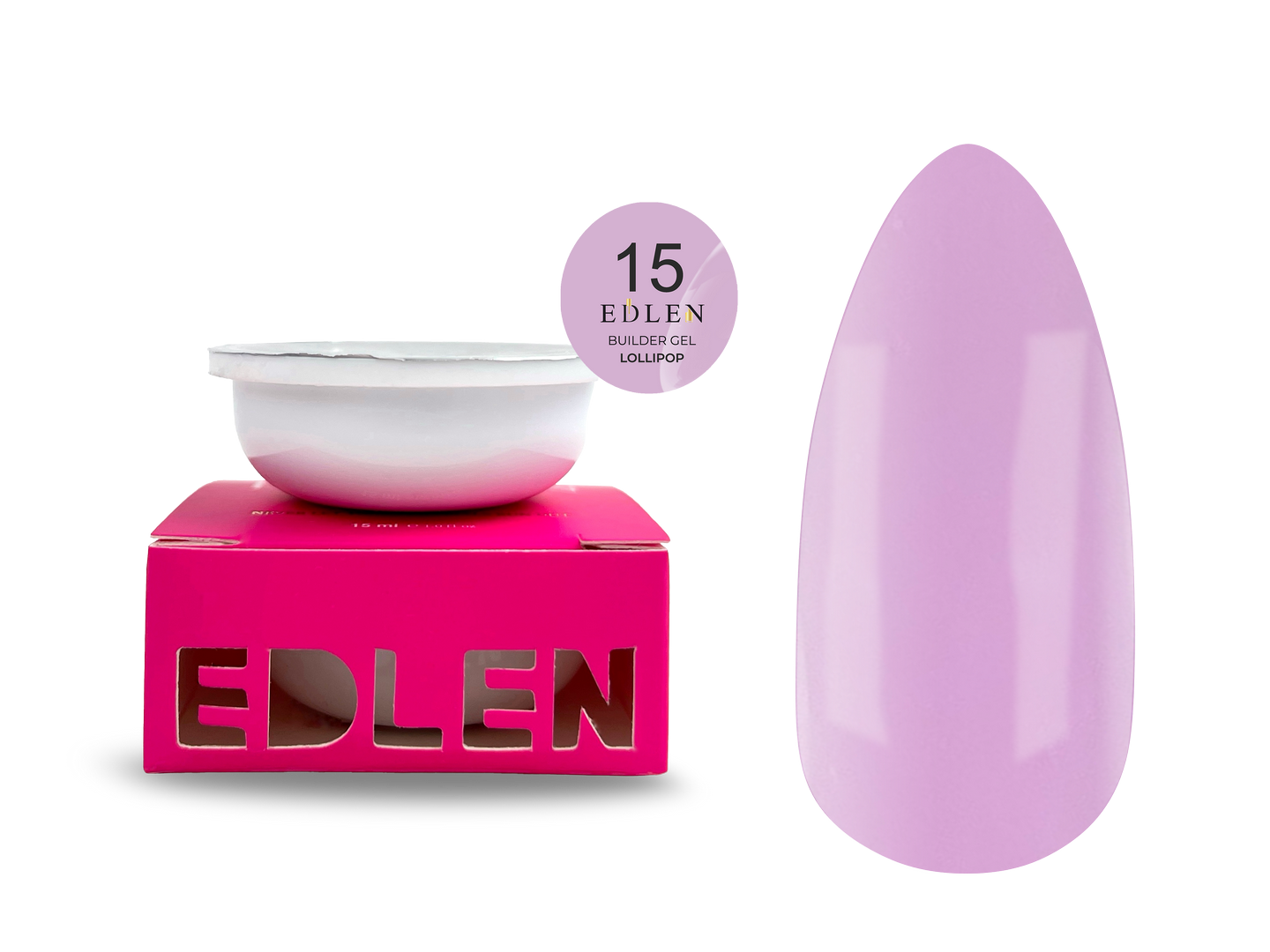 Refill Builder gel Lollipop Edlen №15