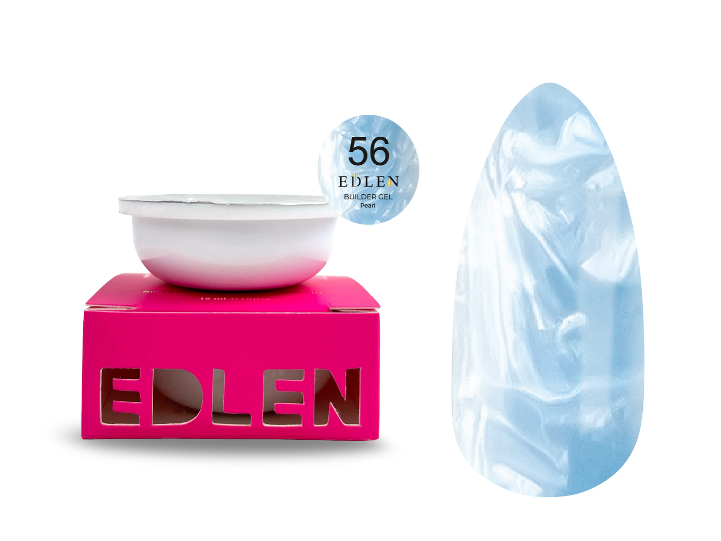 Refill Builder gel Pearl Edlen №56 - Зображення 2