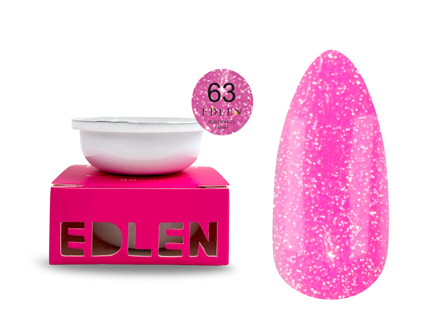 Refill Builder gel Flash Edlen №63 - Image 2