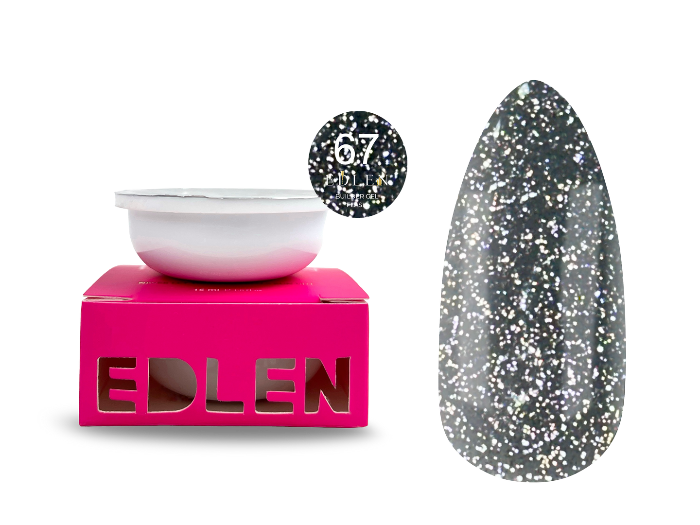 Refill Builder gel Flash Edlen №67 - Image 2