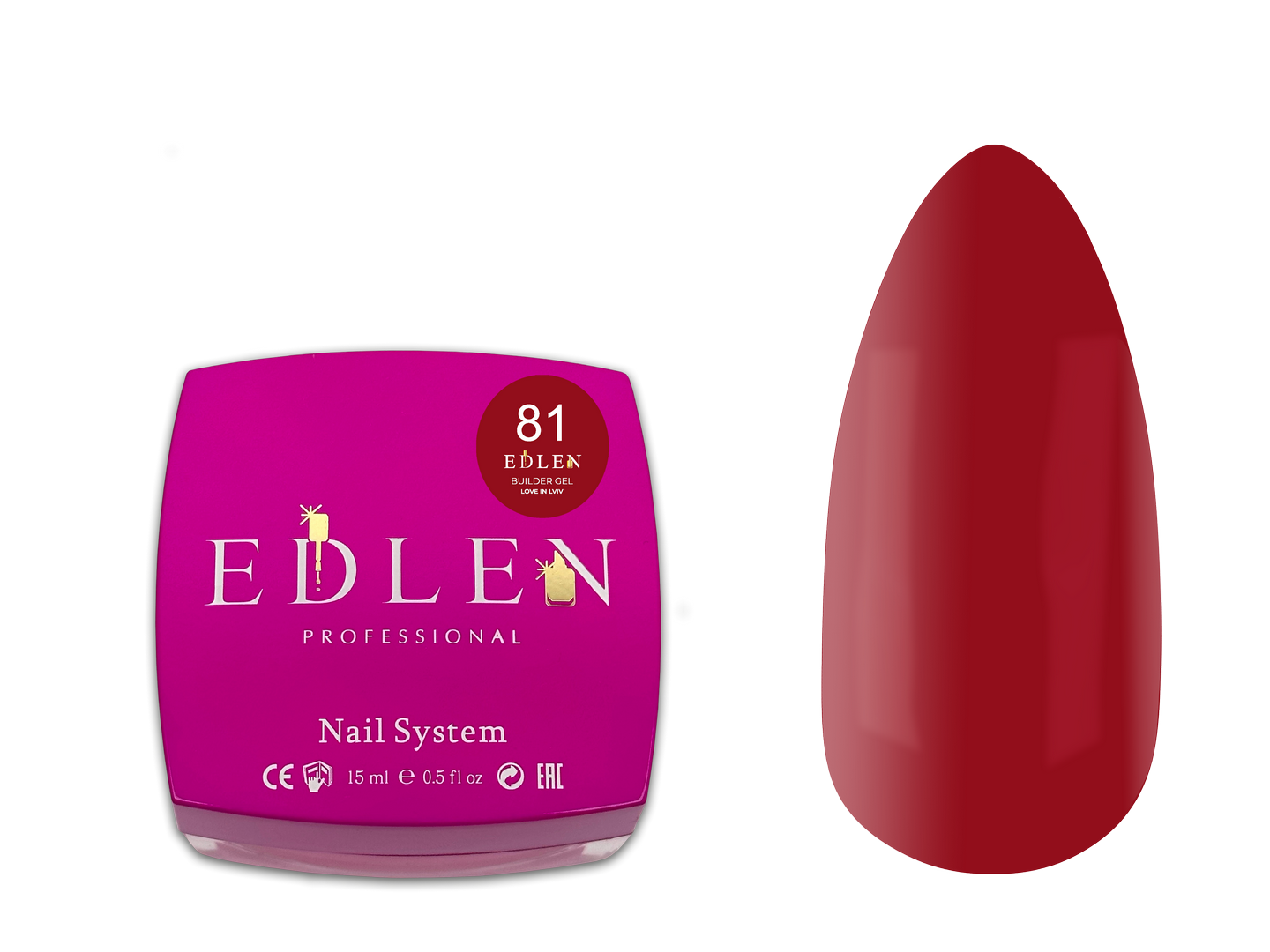 Builder gel Love in Lviv Edlen №81 - Зображення 2