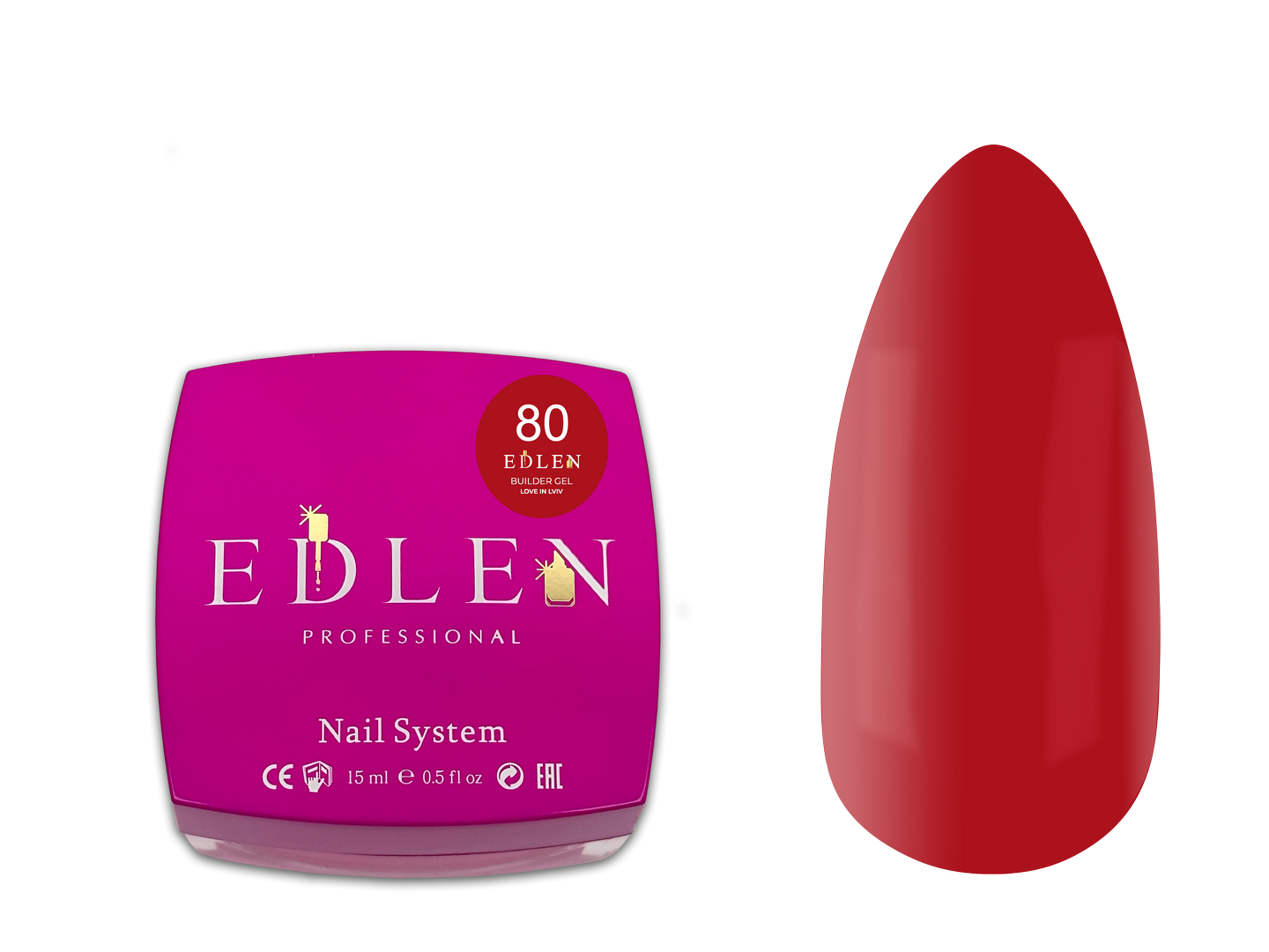 Builder gel Love in Lviv Edlen №80 - Image 2