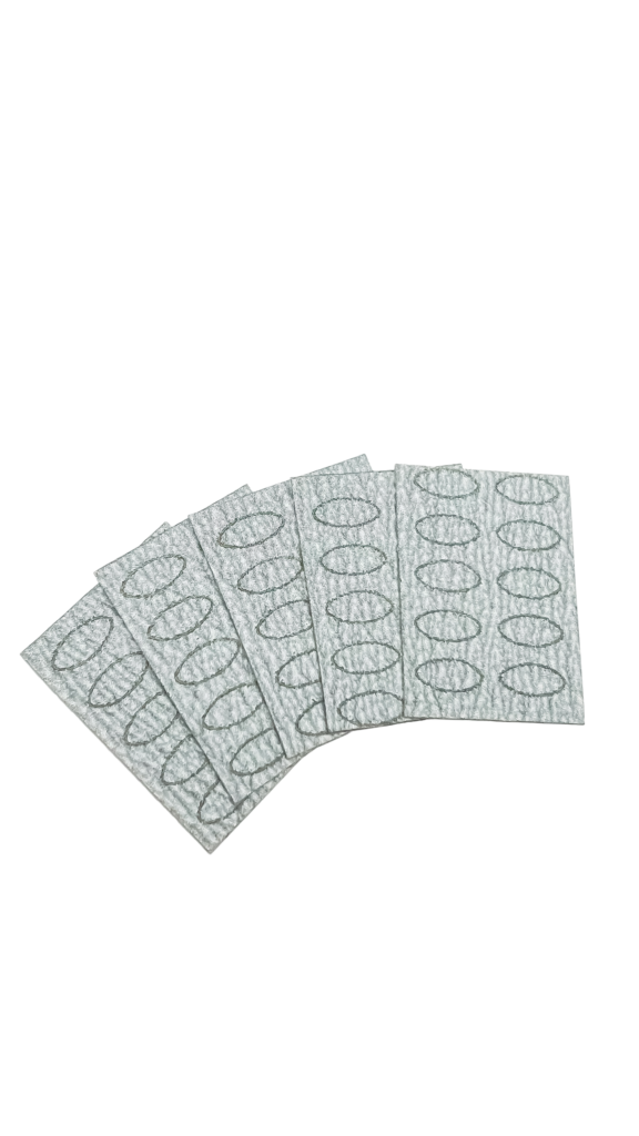 Set of replaceable files for beveled pusher Edlen