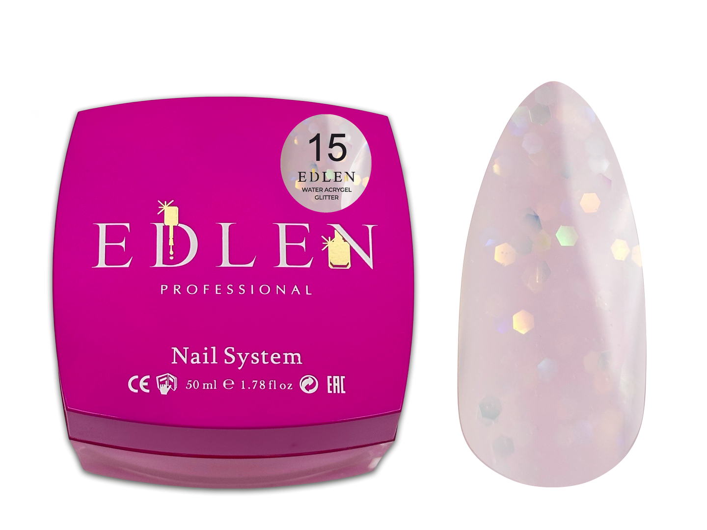 Water acrygel Glitter Edlen №15 - Image 4