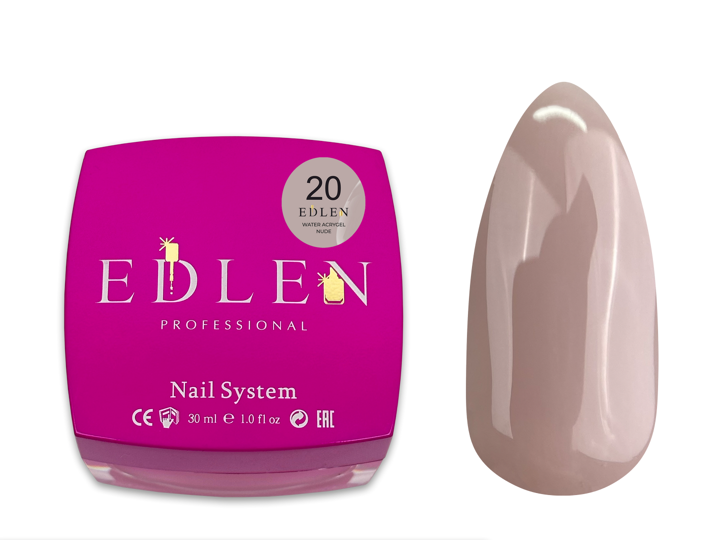 Water acrygel Nude Edlen №20 - Image 4