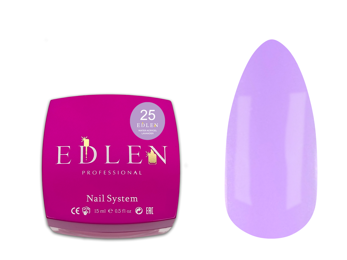 Water acrygel Lavender Edlen №25 - Зображення 2
