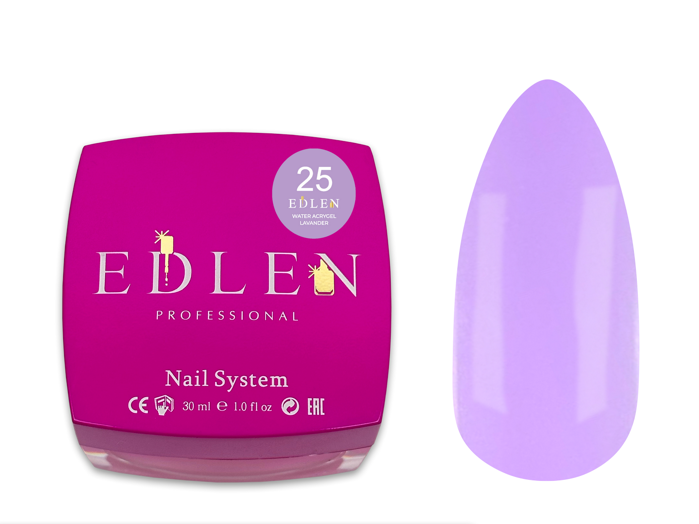 Water acrygel Lavender Edlen №25 - Зображення 3