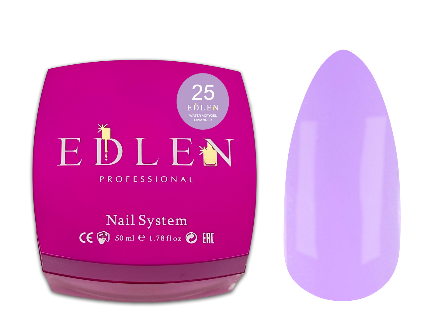 Water acrygel Lavender Edlen №25 - Зображення 4
