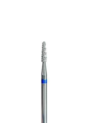 Carbide nail correction bit Cone mini Blue Blunt end Edlen