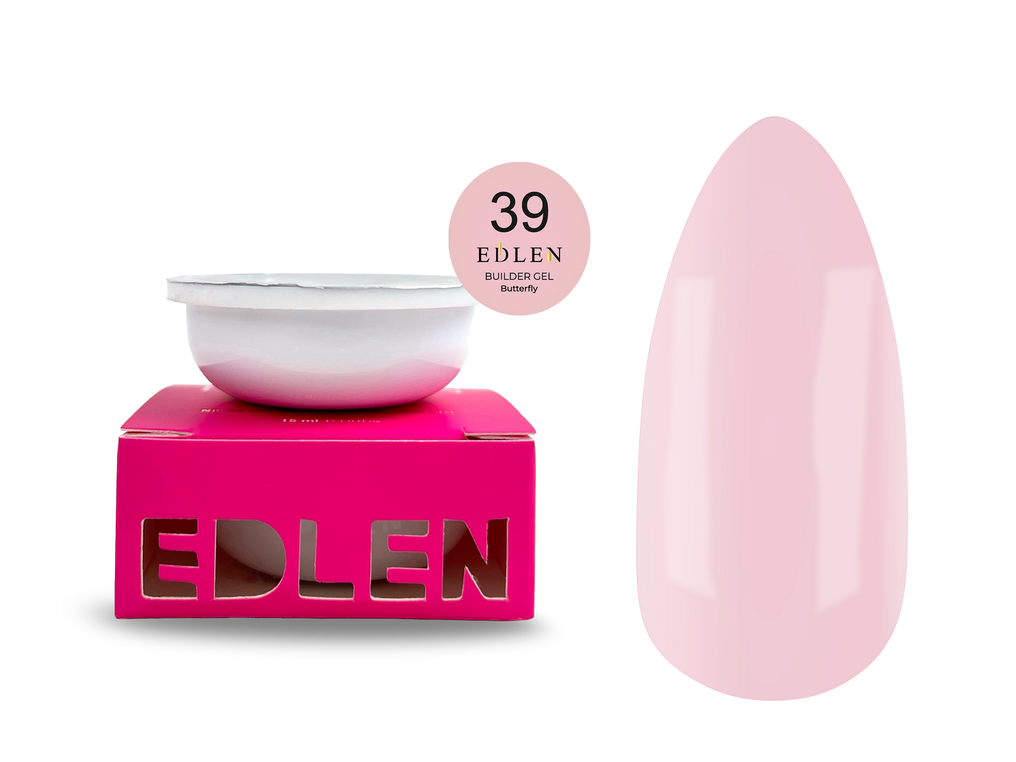Refill Builder gel Butterfly Edlen №39 - Image 2