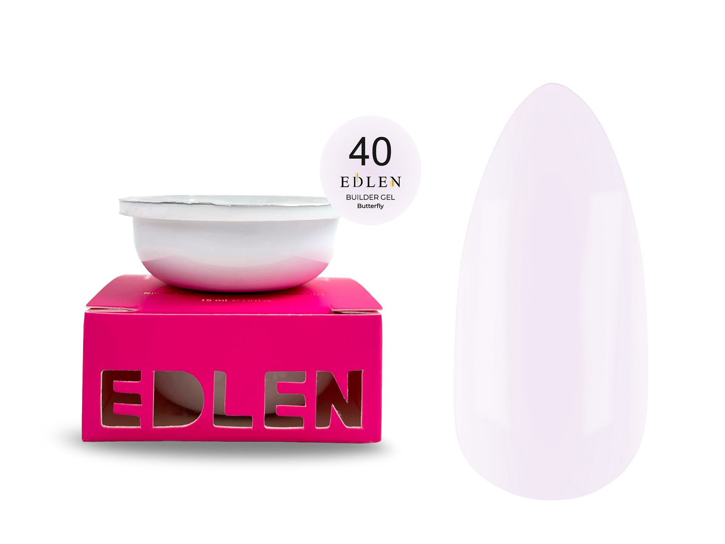 Refill Builder gel Butterfly Edlen №40