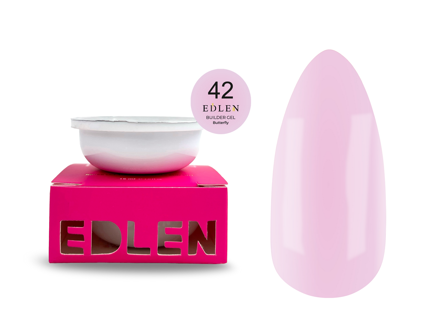 Refill Builder gel Butterfly Edlen №42