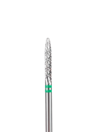 Left-handed carbide nail correction bit Straight big Green Edlen