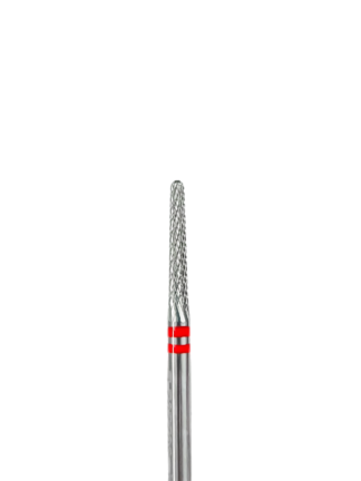 Left-handed carbide nail correction bit Straight small Red Edlen