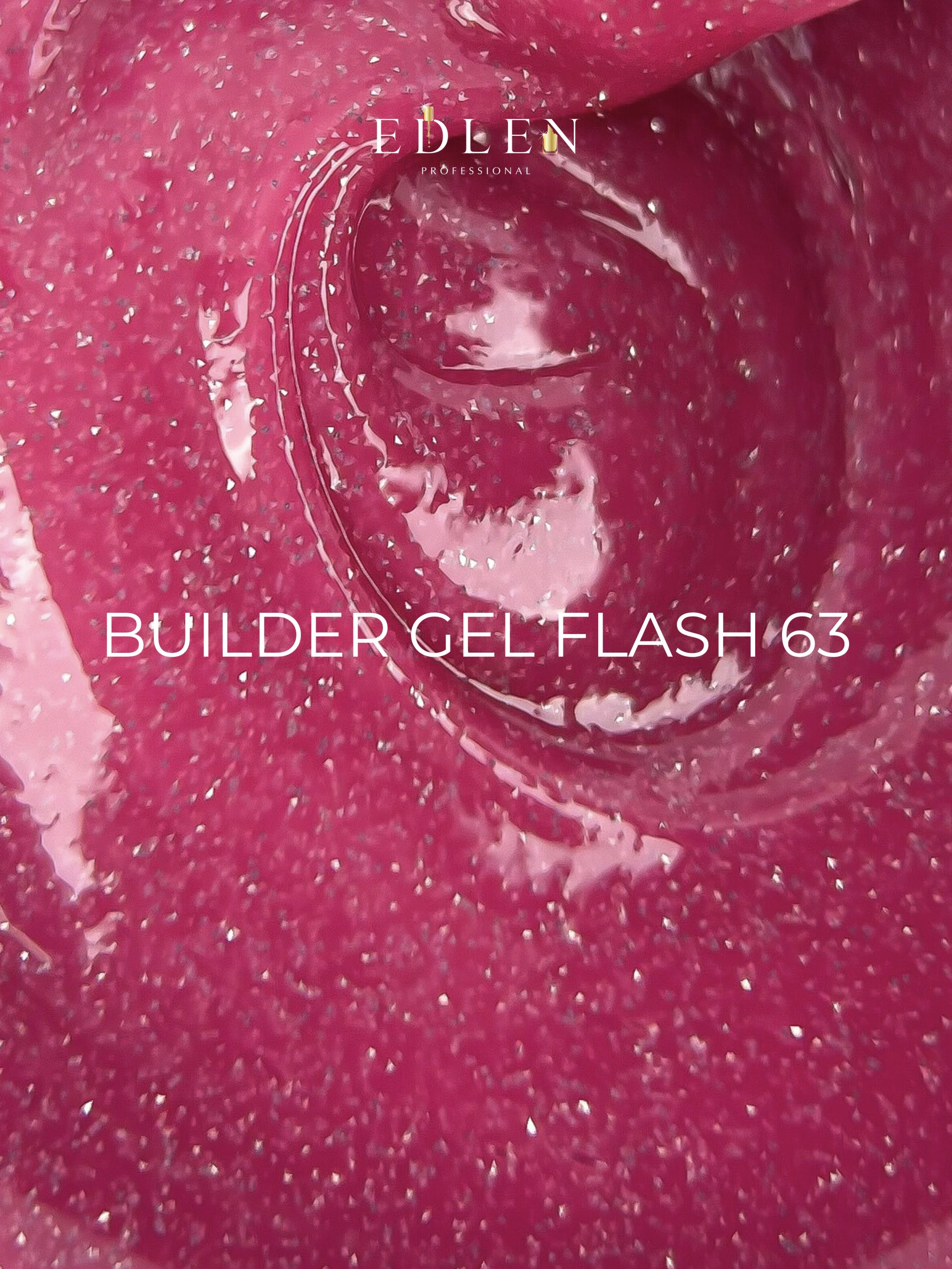 Builder gel Flash Edlen №63 - Зображення 2