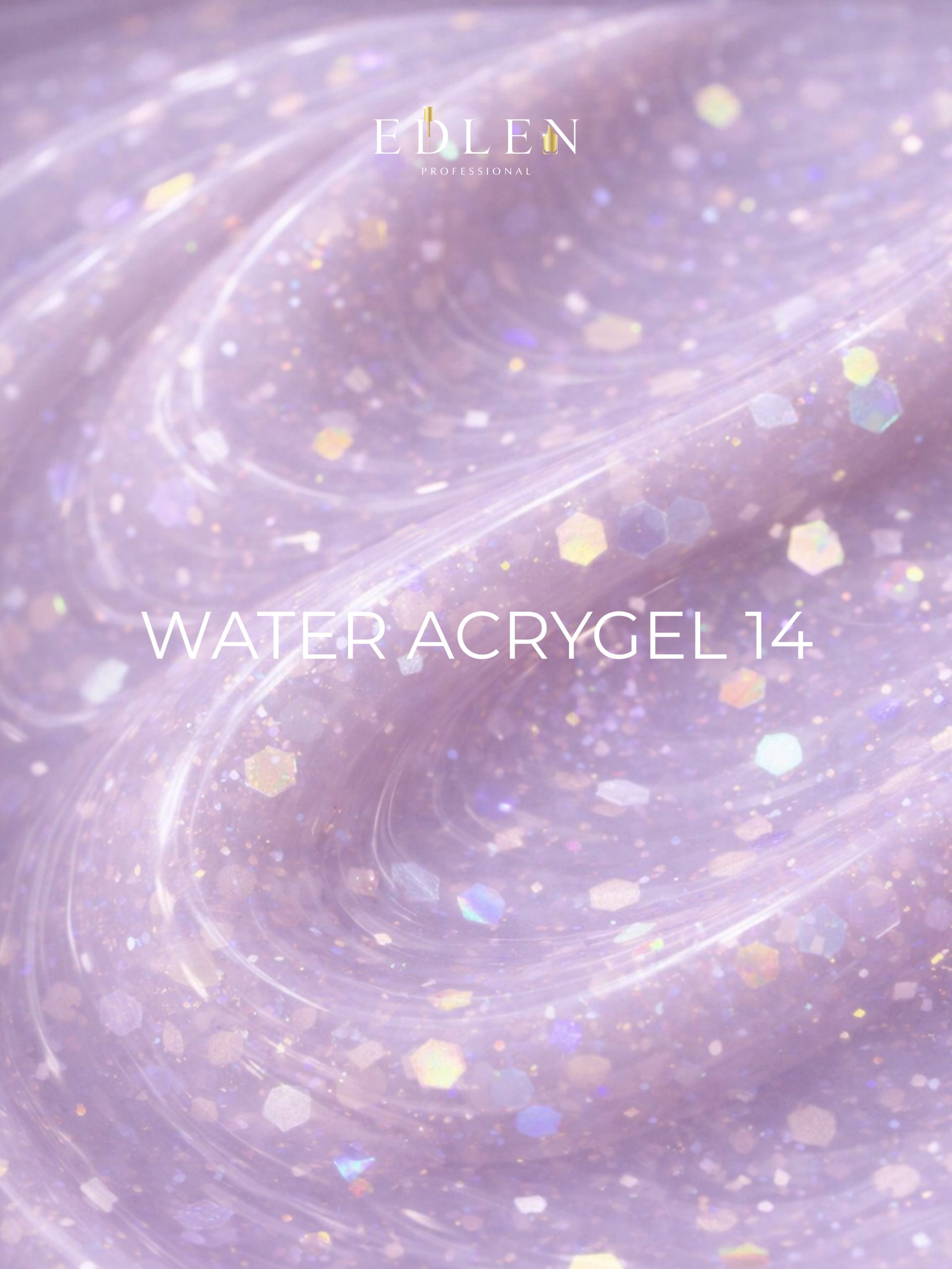 Water acrygel Glitter Edlen №14
