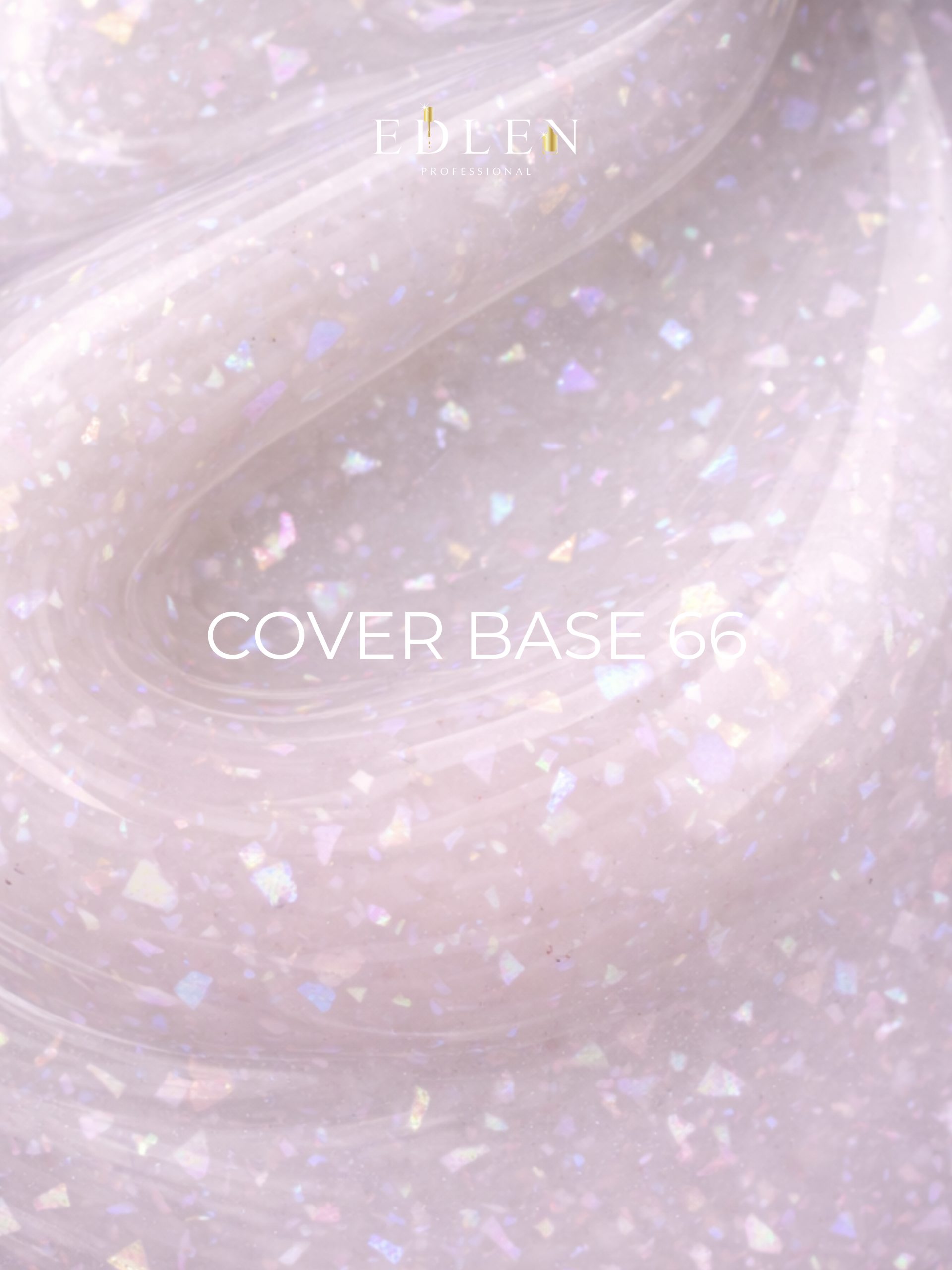 Cover base Shimmer Edlen №66 - Зображення 3