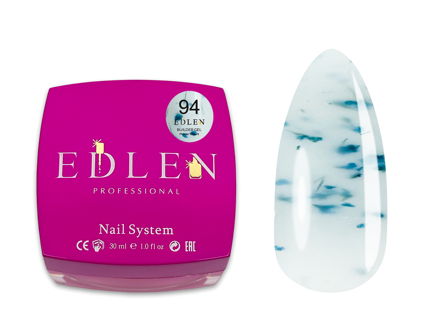 Builder gel Flower Yogurt Edlen №94 - Зображення 3