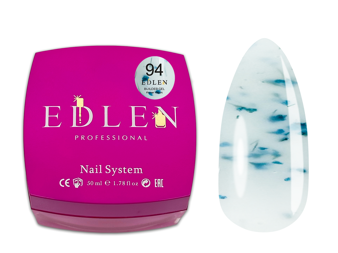 Builder gel Flower Yogurt Edlen №94 - Зображення 5