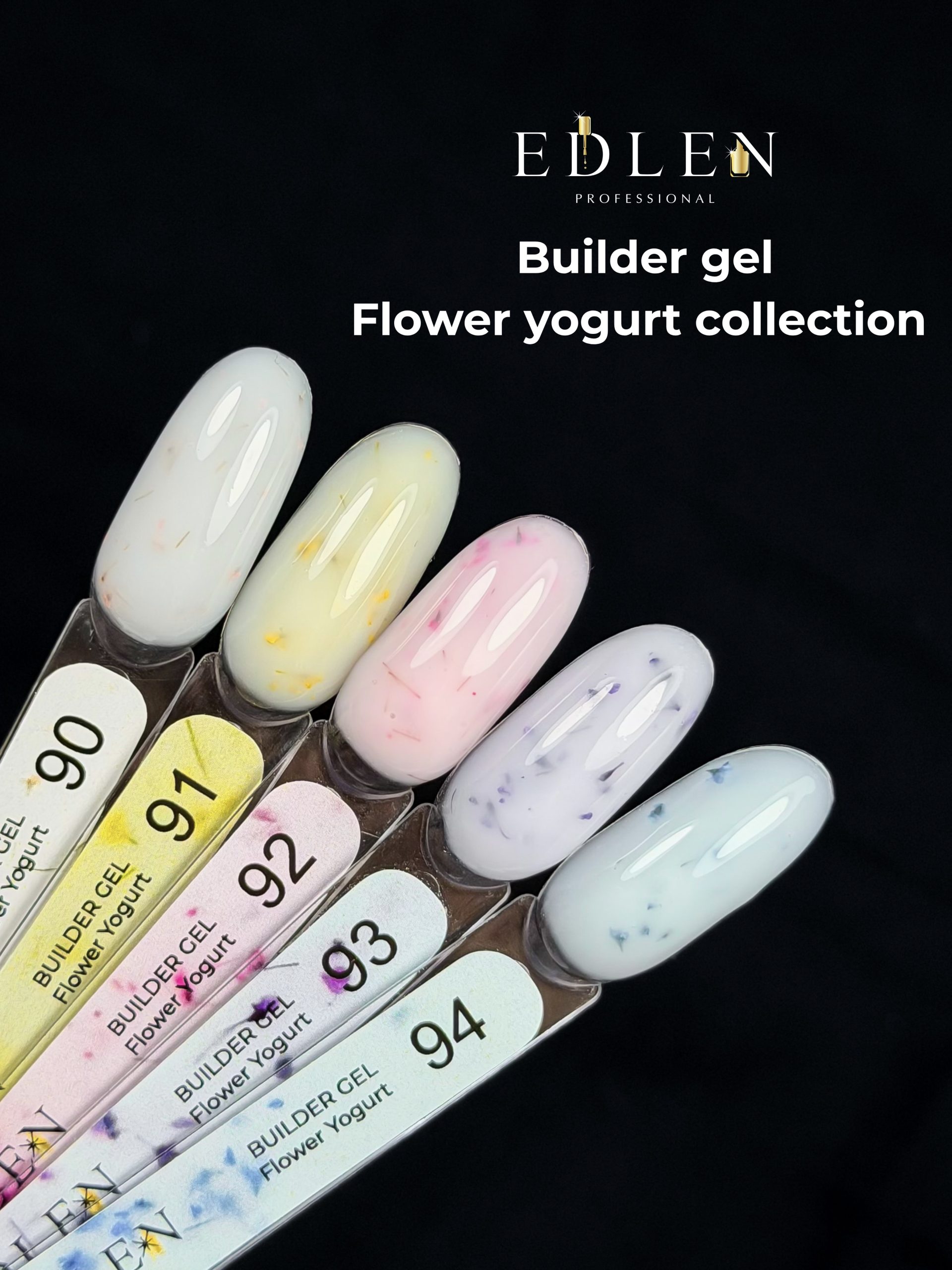 Builder gel Flower Yogurt Edlen №94 - Зображення 4