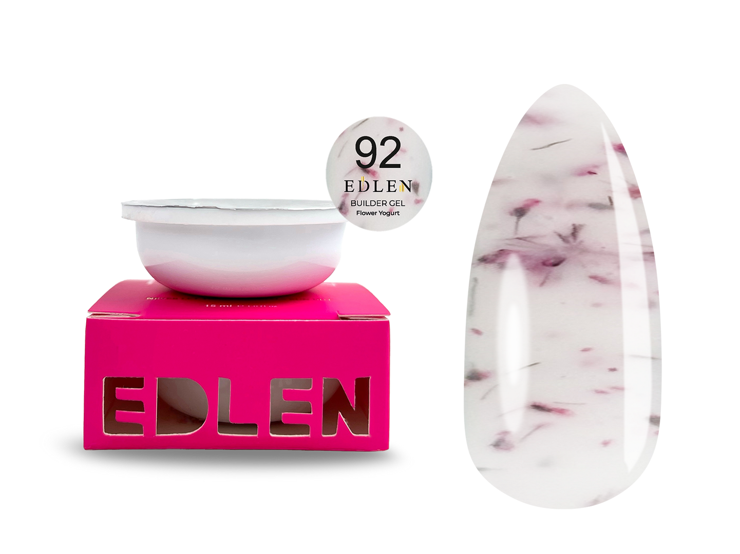 Refill Builder gel Flower Yogurt Edlen №92 - Image 2