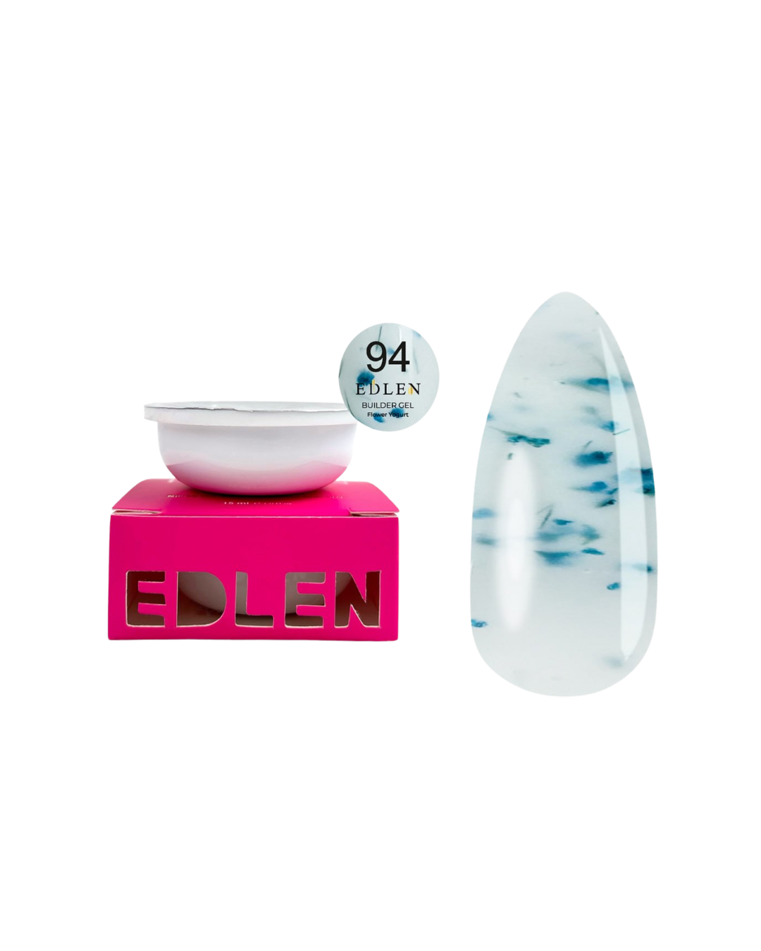 Refill Builder gel Flower Yogurt Edlen №94 - Зображення 2