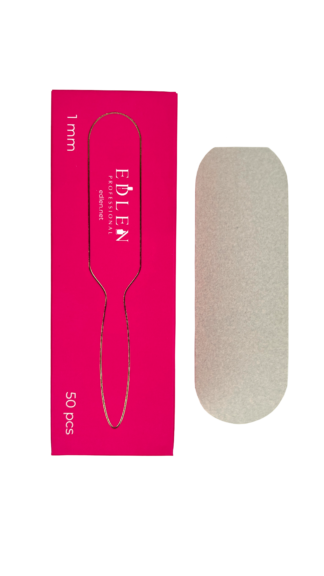 Disposable replaceable files for pedicure spatula Edlen 180 grit (50 pcs)