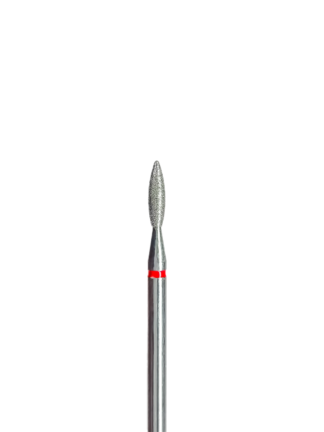 Diamond nail bit Flame 021 Red Point end Edlen